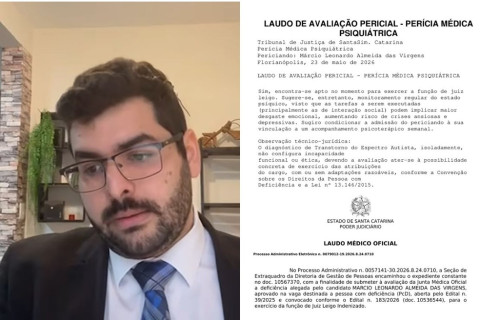 Advogado autista é aprovado para vaga de juiz, mas nomeação é barrada por tribunal