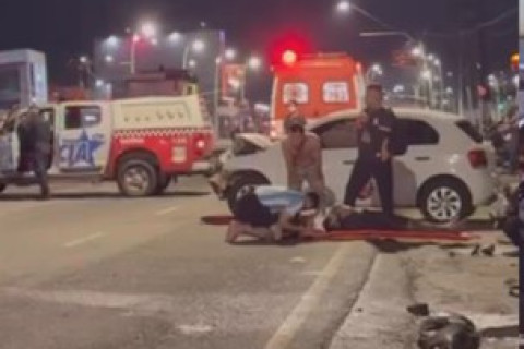 Acidente grave na Augusto Montenegro é registrado após confusão entre torcidas